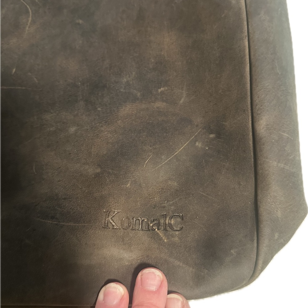 Vintage Leather Messenger Bag for Men